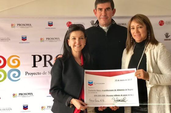 Chevron Food Bank Donation